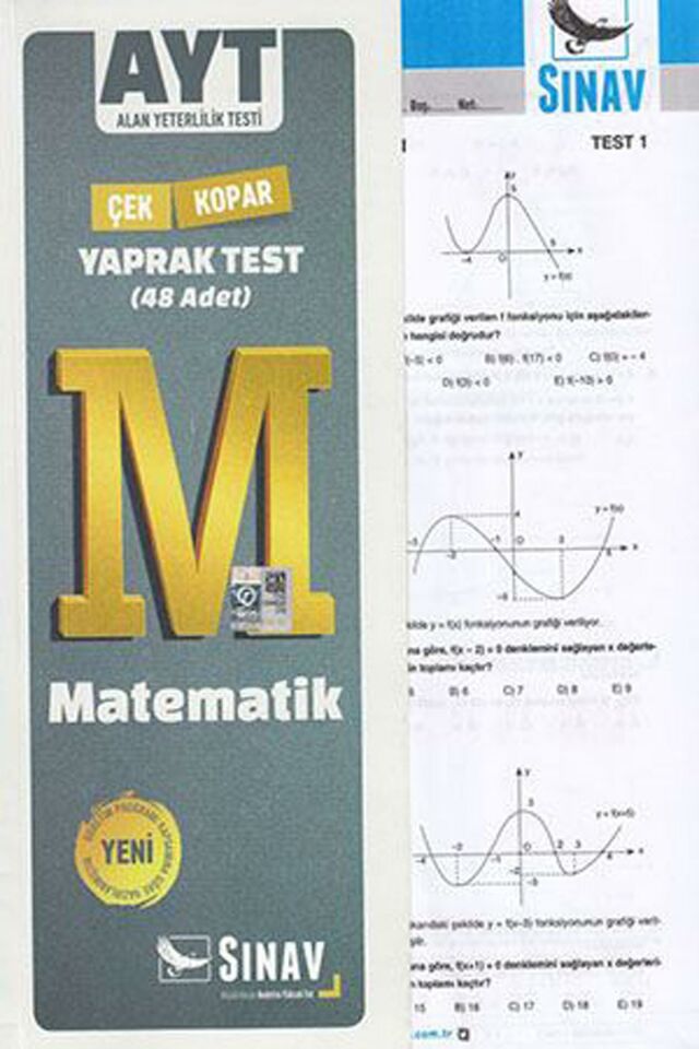 Sınav AYT Matematik Çek Kopar Yaprak Test