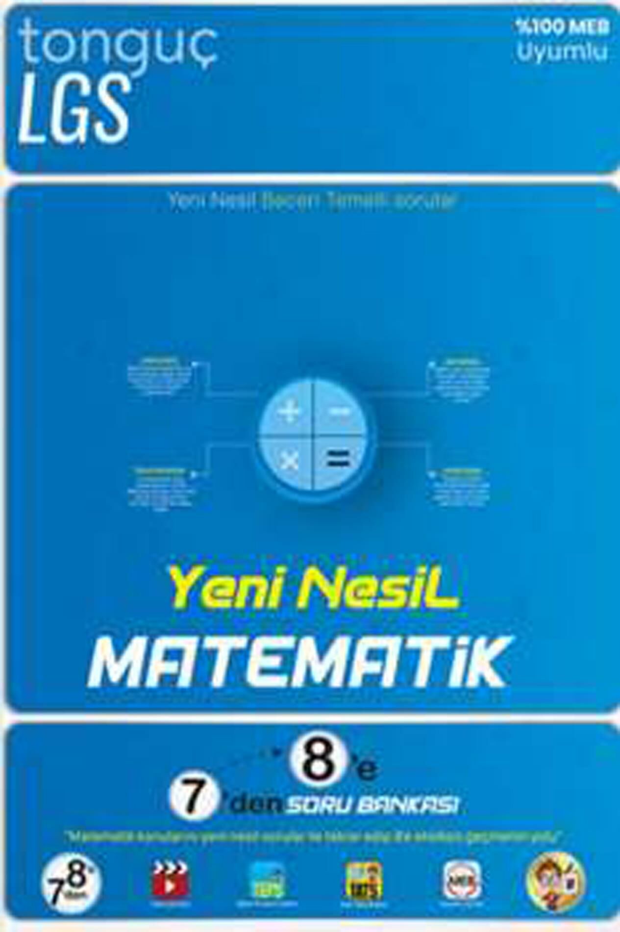 Tonguç Yeni Nesil Matematik 7`den 8`e Soru Bankası