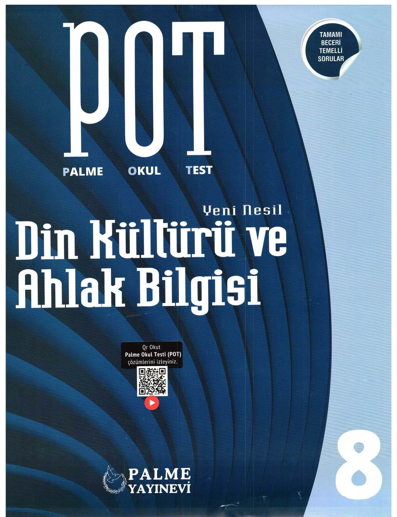 Palme 8.Sınıf Din Kültürü ve Ahlak Bilgisi Palme Okul Testi