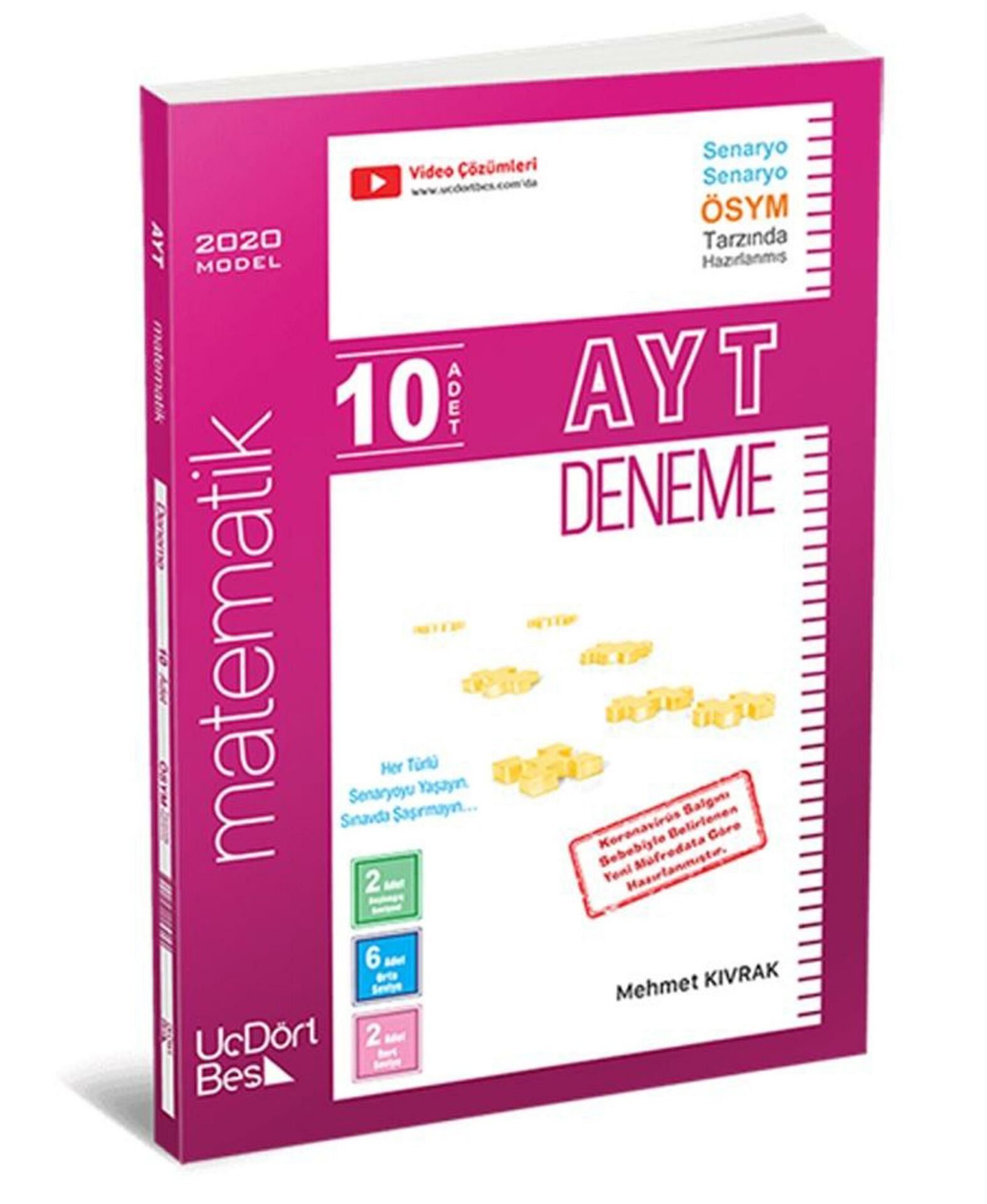 ÜçDörtBeş AYT Matematik 10lu Deneme