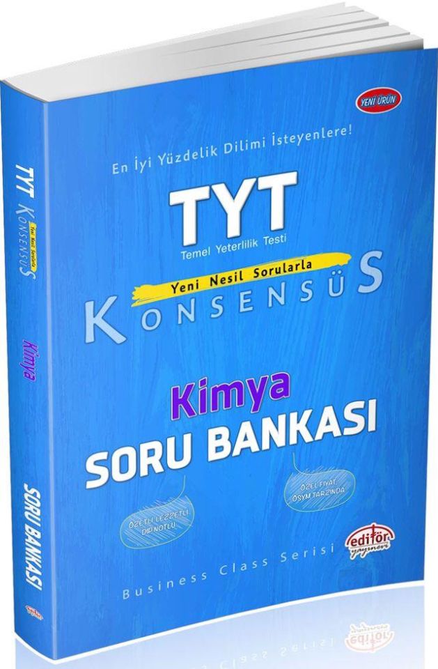 Editör  Tyt Kimya Konsensüs Soru Bankası