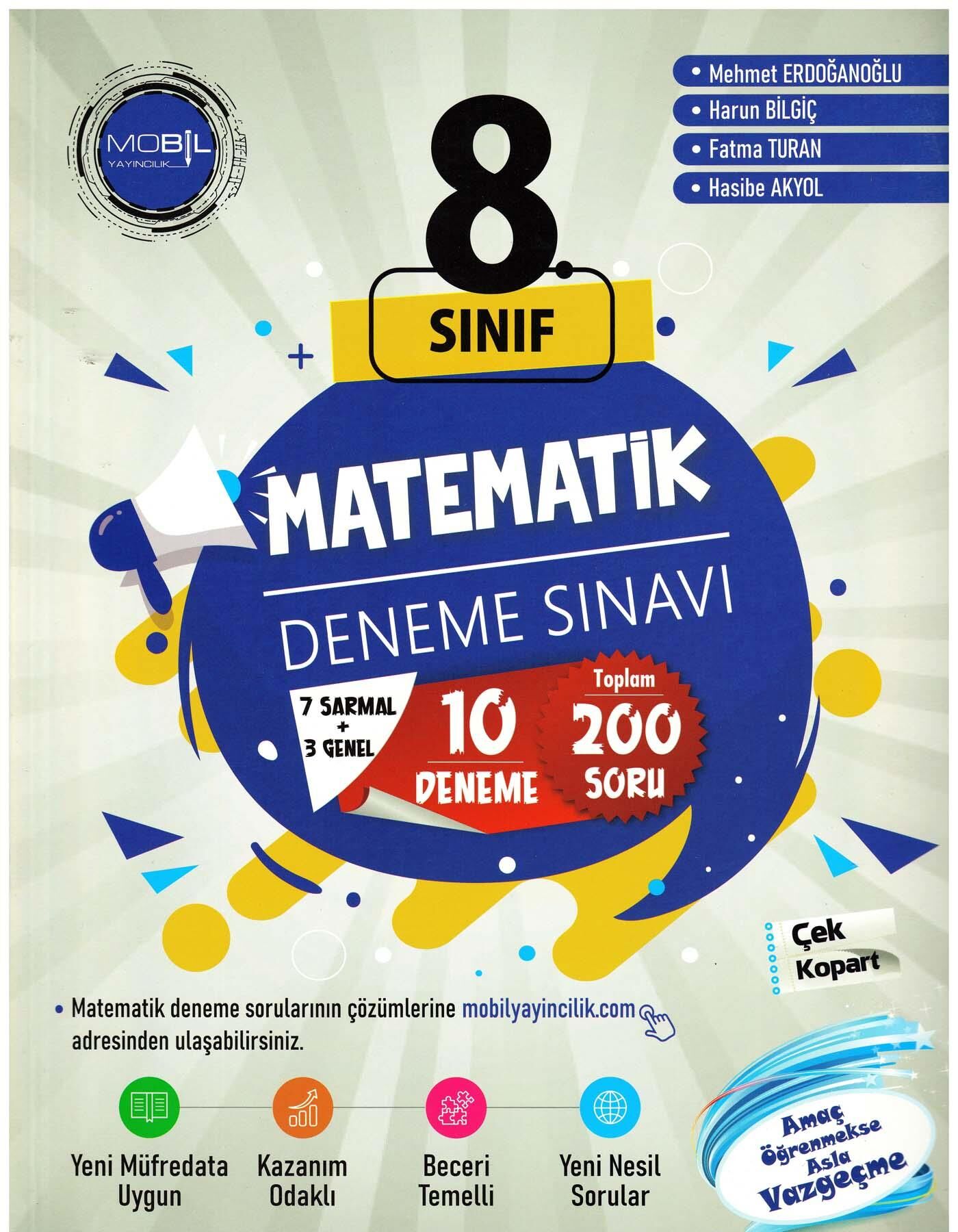 Mobil 8.Sınıf Matematik 10 Deneme