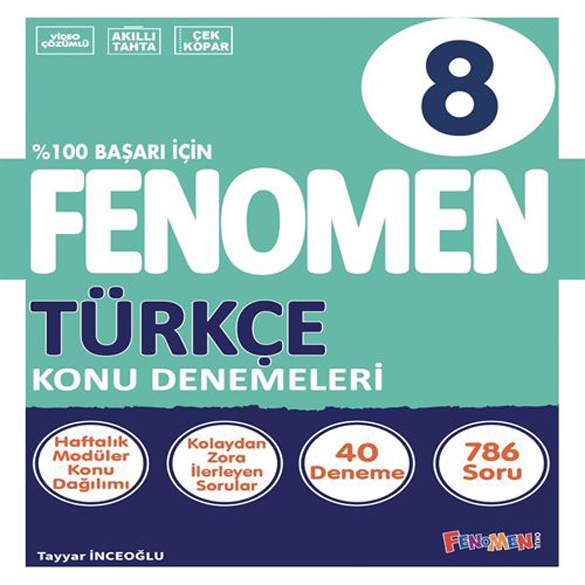 Fenomen 8.Sınıf Türkçe Konu Denemeleri 40 Deneme