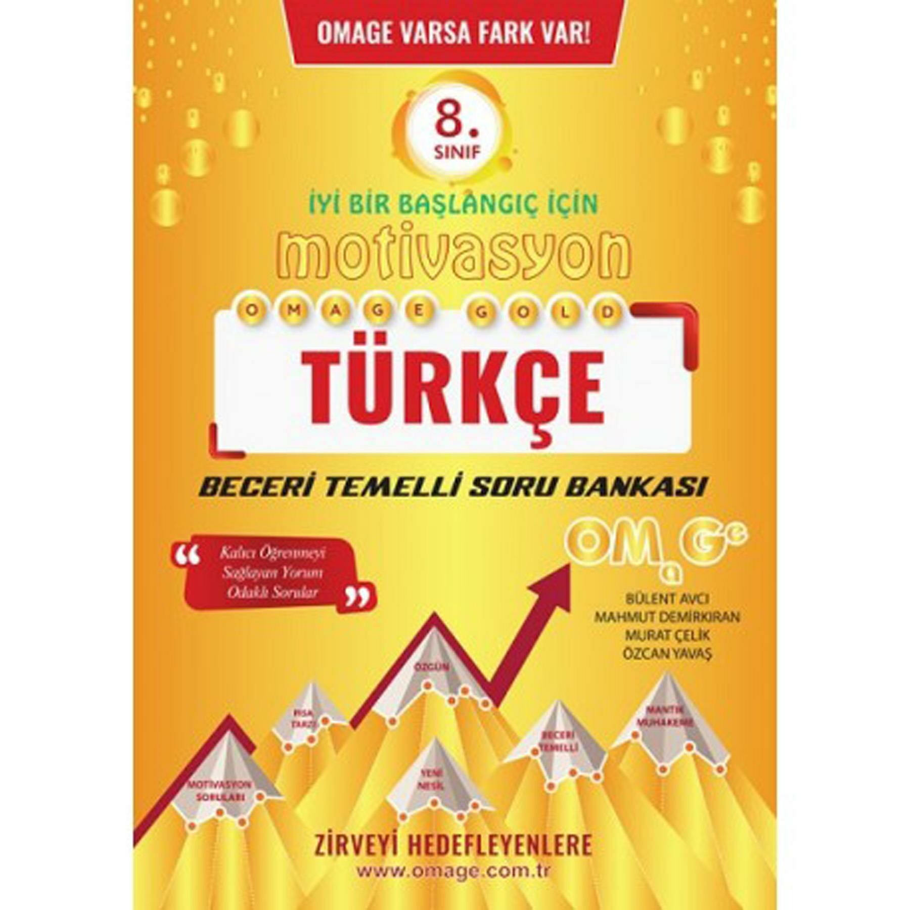 Omage 8.Sınıf Mativasyon Türkçe Soru Bankası
