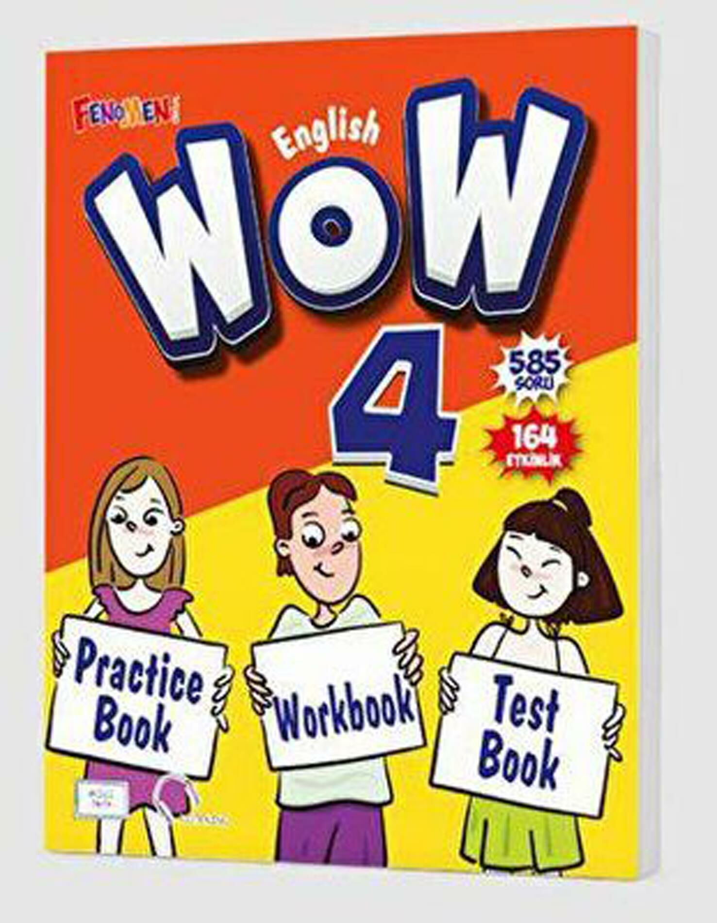Fenomen Wow 4 English Practice Book + Workbook + Test Book