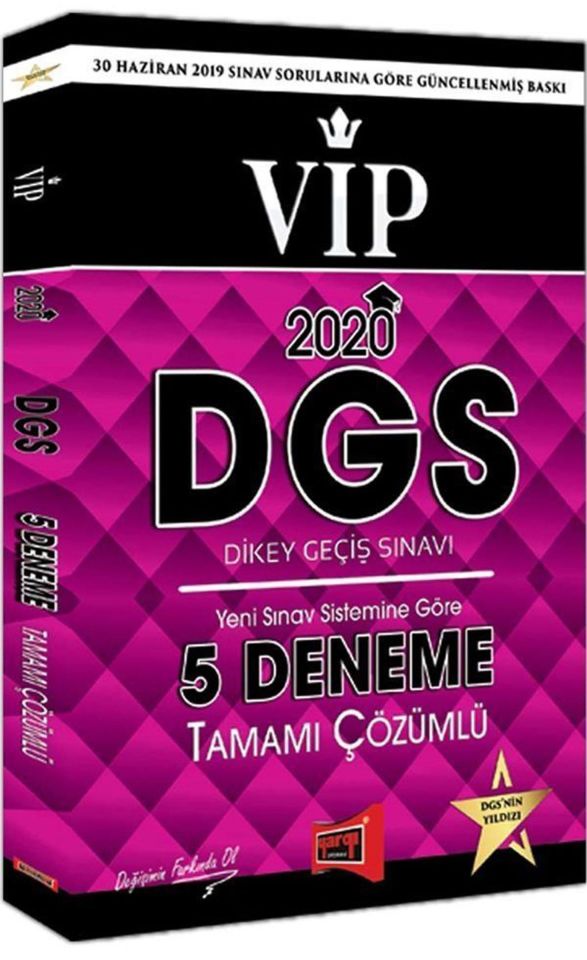 Yargı Vip Dgs Tamamı Çözümlü 5 Deneme