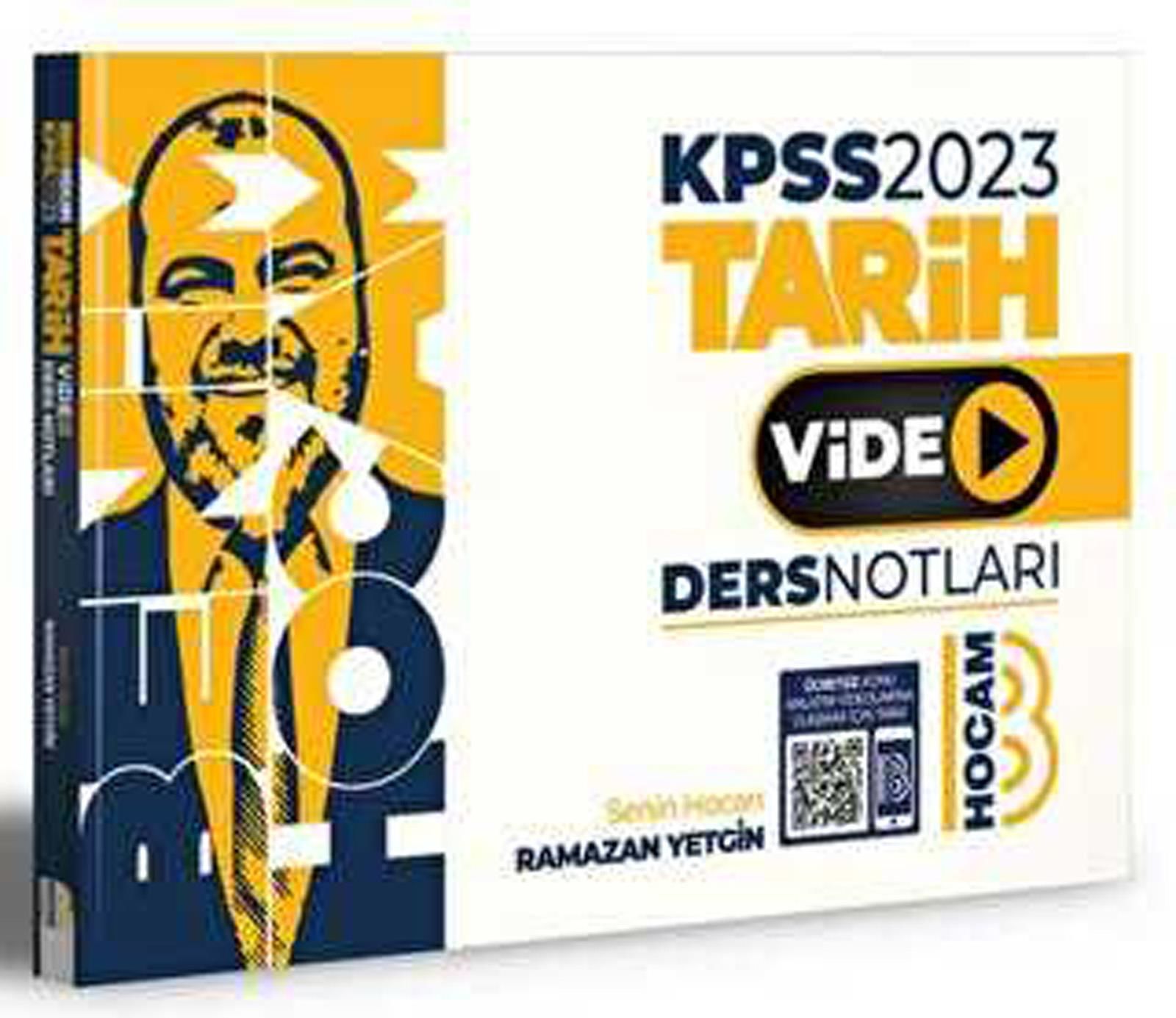 Benim Hocam 2023 KPSS Tarih Video Ders Notları