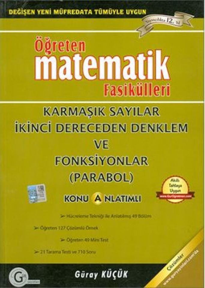 Gür Karmaşık Sayılar 2. Dereceden Denklem