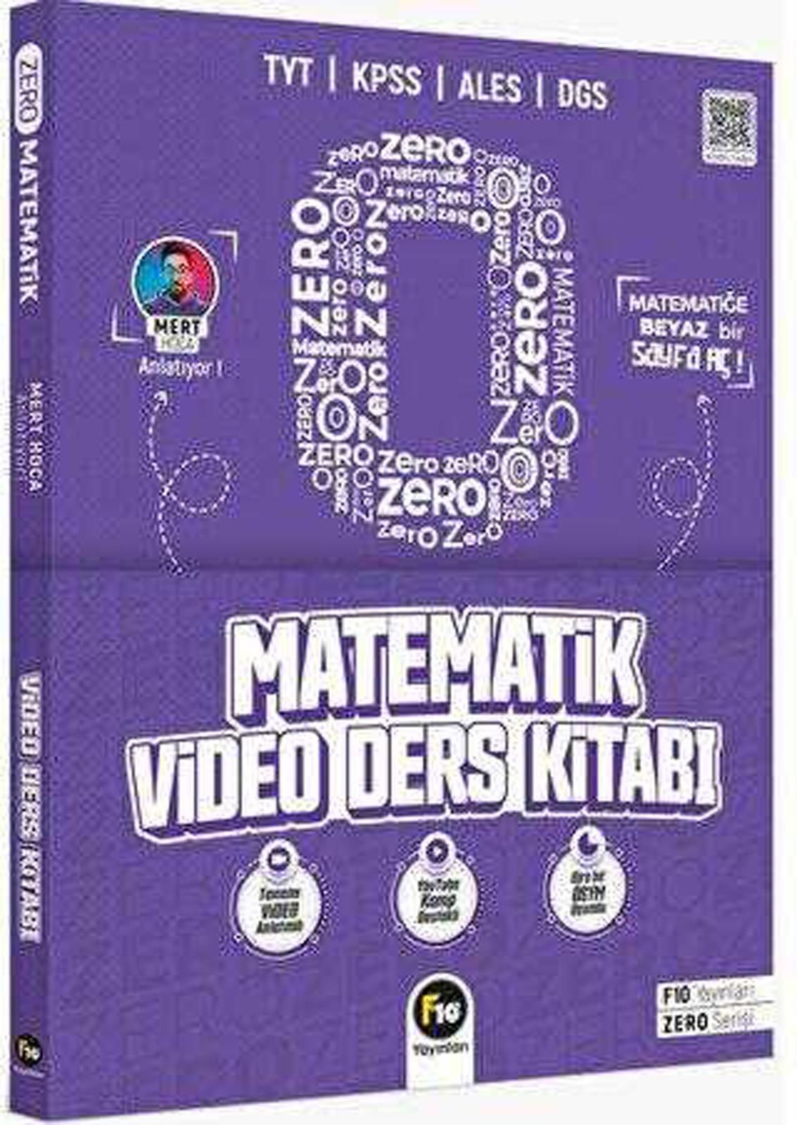F10 Mert Hoca Zero Serisi Matematik Video Ders Kitabı