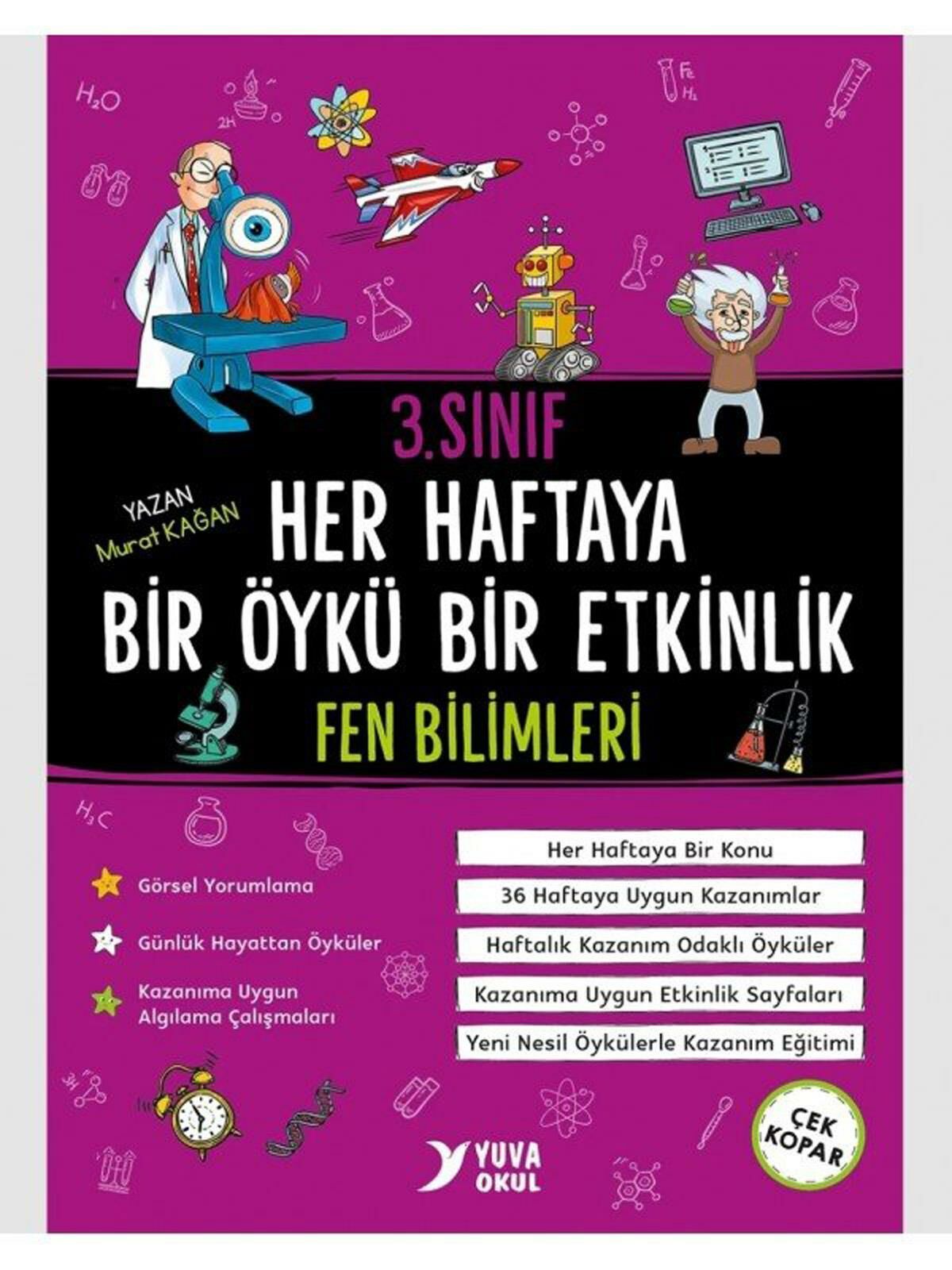 Yuva 3.Sınıf Fen Bilimleri Her Haftaya Bir Öykü Bir Etkinlik 80 Sayfa