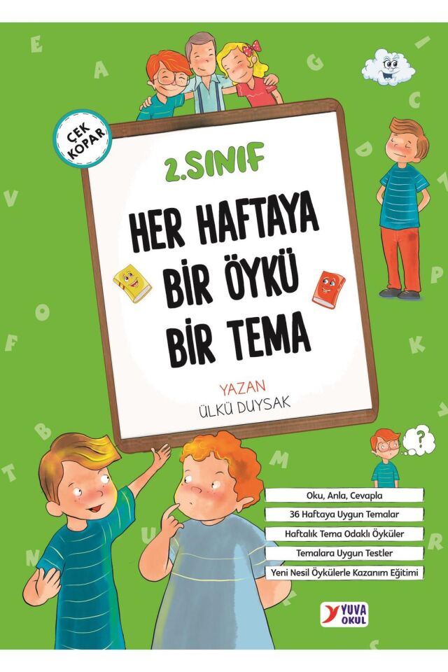 Yuva 2.Sınıf Her Haftaya Bir Öykü Bir Tema 80 Sayfa