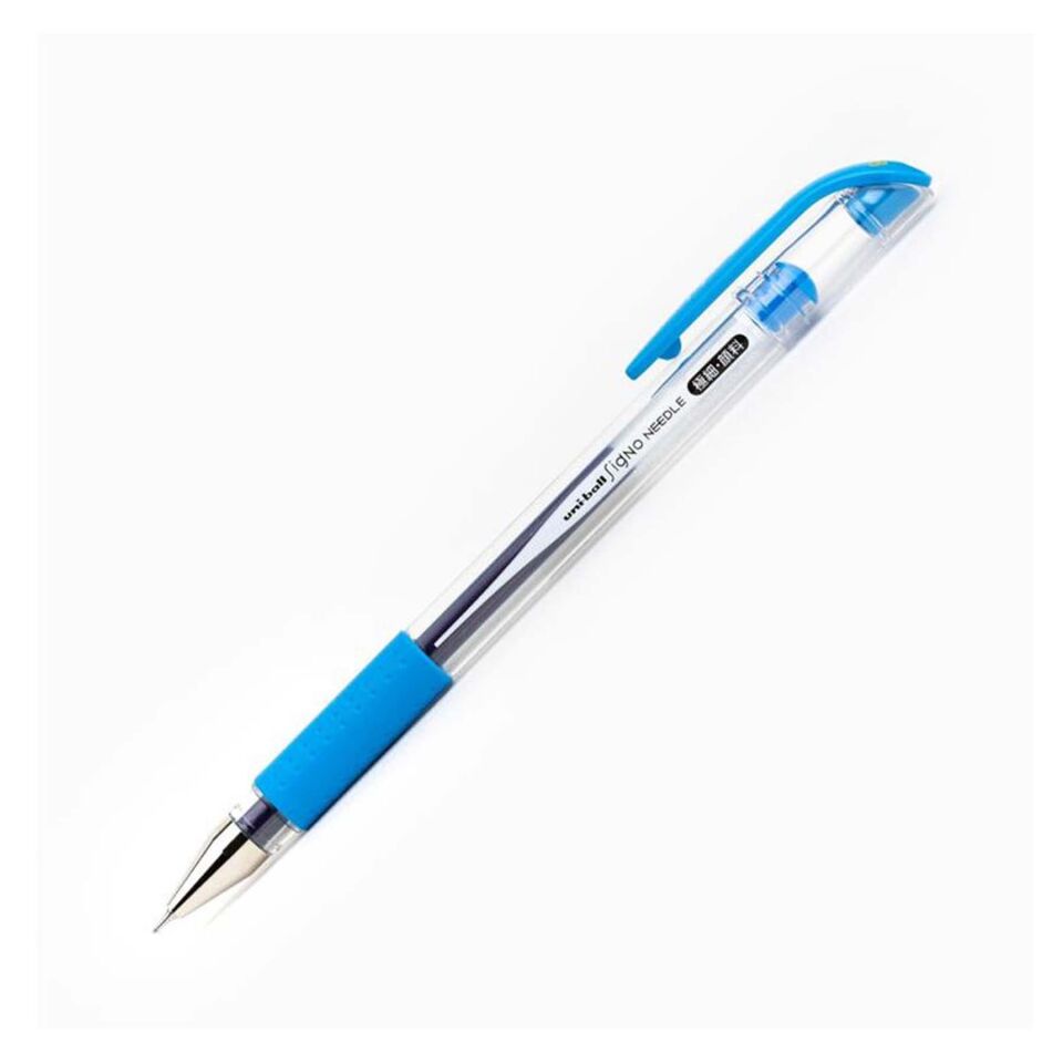 Uni Signo Needle İğne Uçlu Jel Kalem Açık Mavi 0,38mm (1 adet)