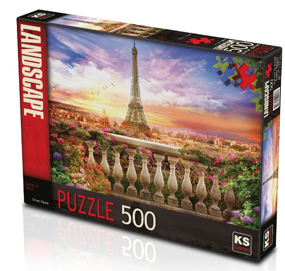 Onur Puzzle 500 Parça Sunset İn Eiffel (1 adet)