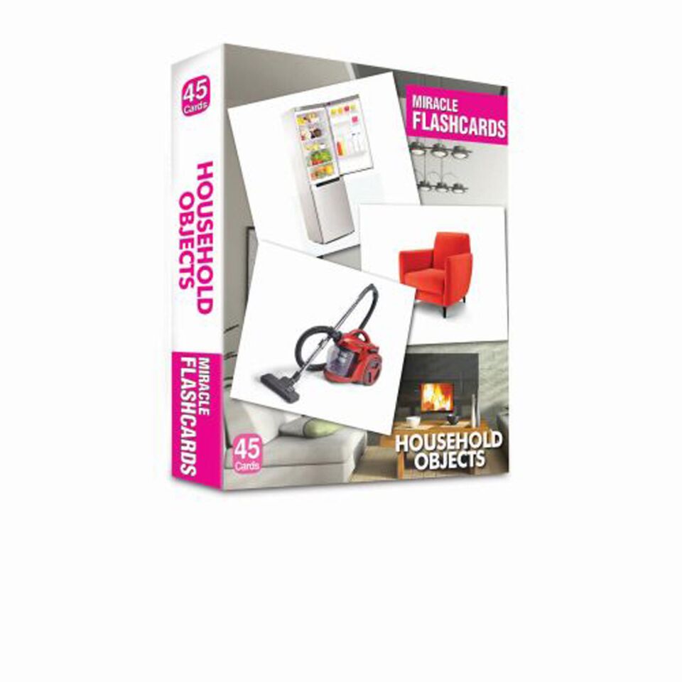 Miracle Flashcards Household Objects 45 Cards