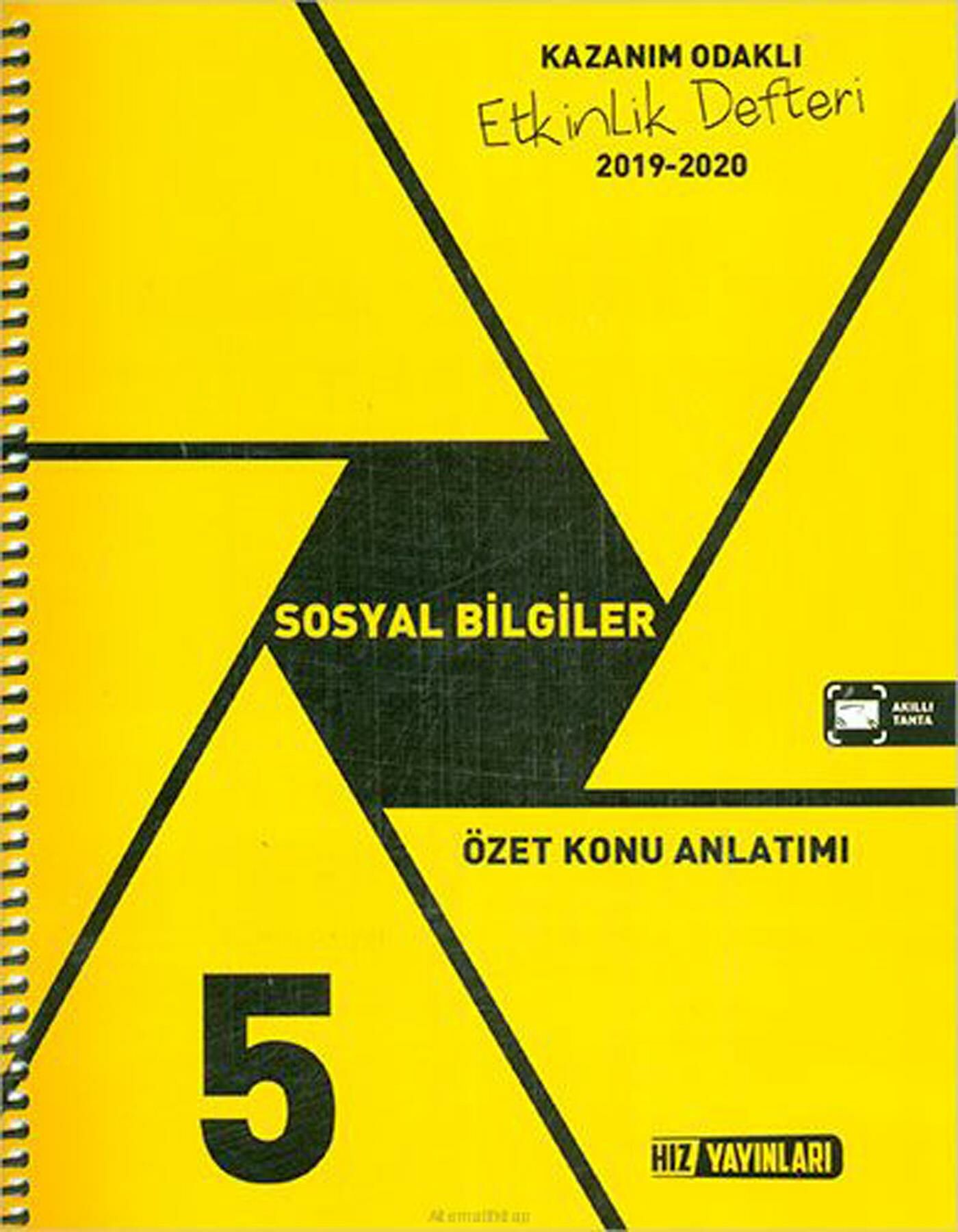 Hız 5. Sınıf Sosyal Bilgiler Etkinlik Defteri