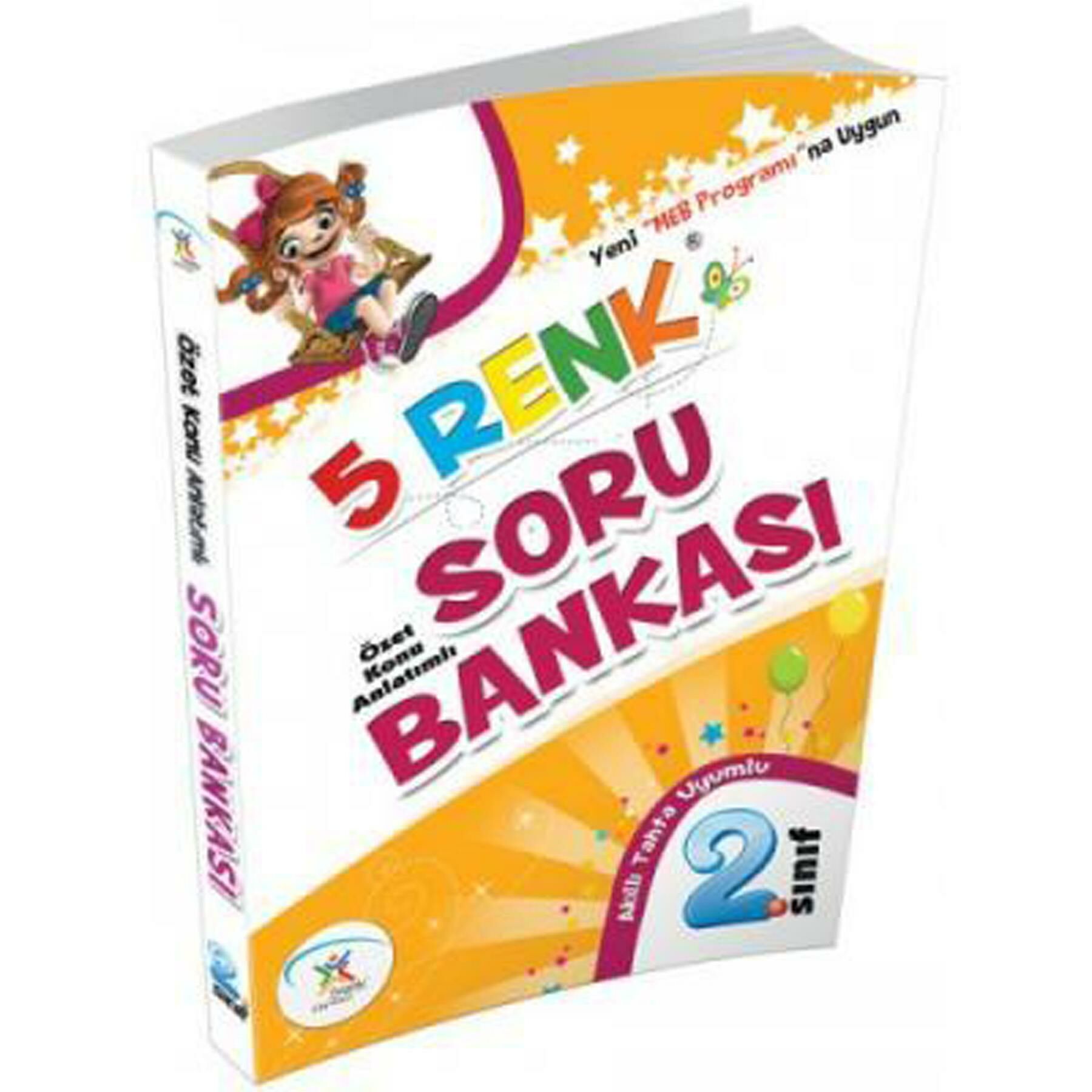 5 Renk 2.Sınıf Özet Konu Anlatımlı Soru Bankası