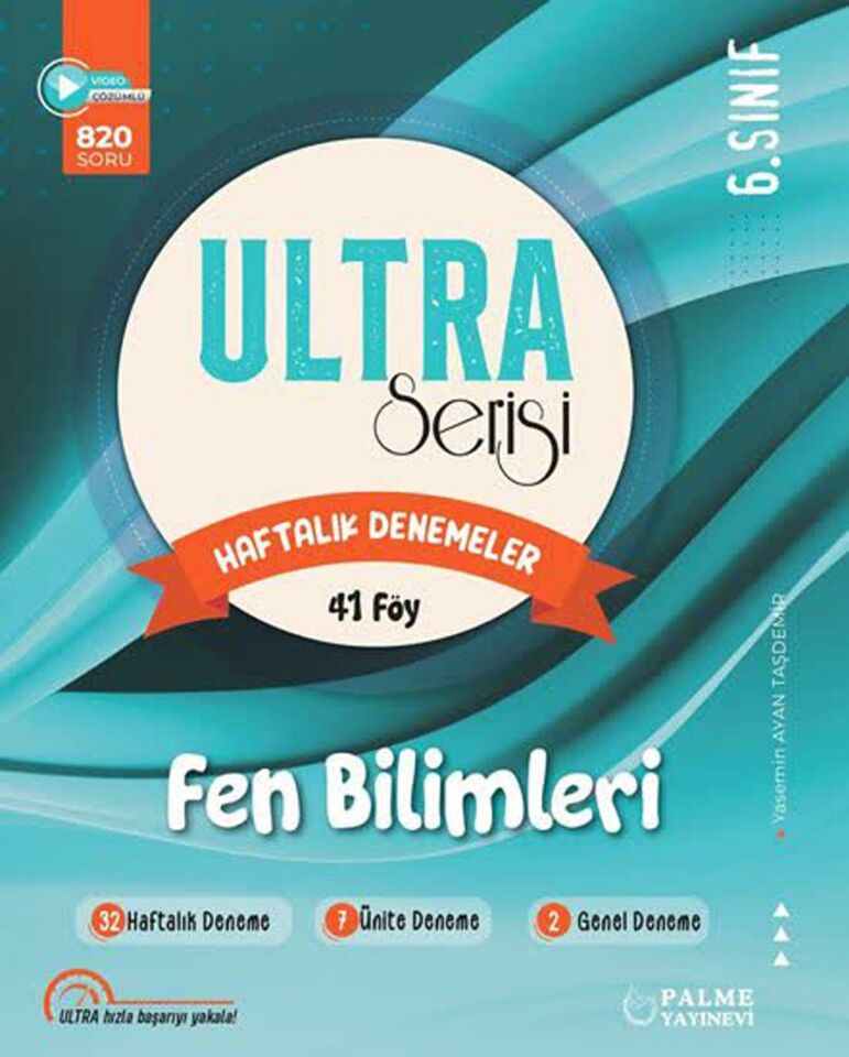 Palme 6.Sınıf Ultra Serisi Fen Bilimleri Haftalık Denemeler 41 Föy