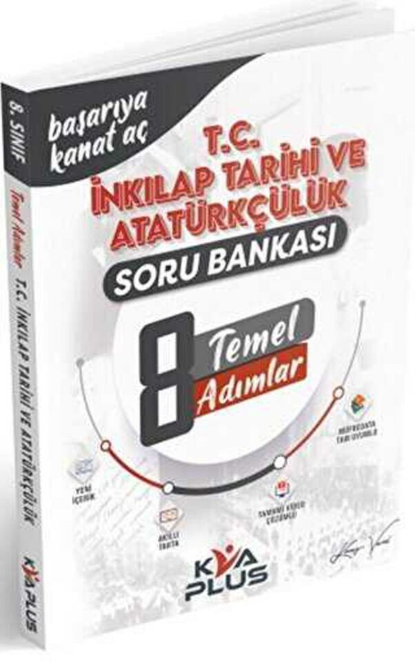 KVA 8.Sınıf T.C İnkılap Tarihi Ve Atatürkçülük Temel Adımlar Soru Bankası