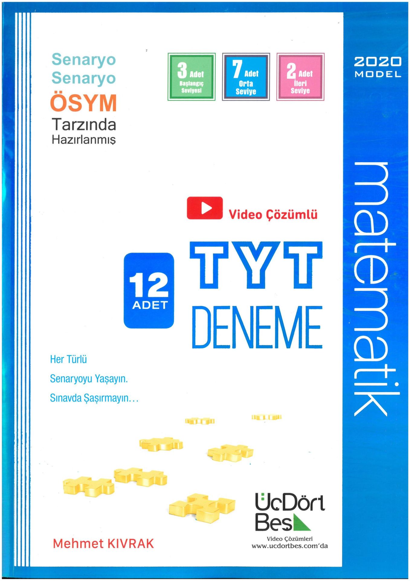 ÜçDörtBeş TYT Matematik 12'li Deneme