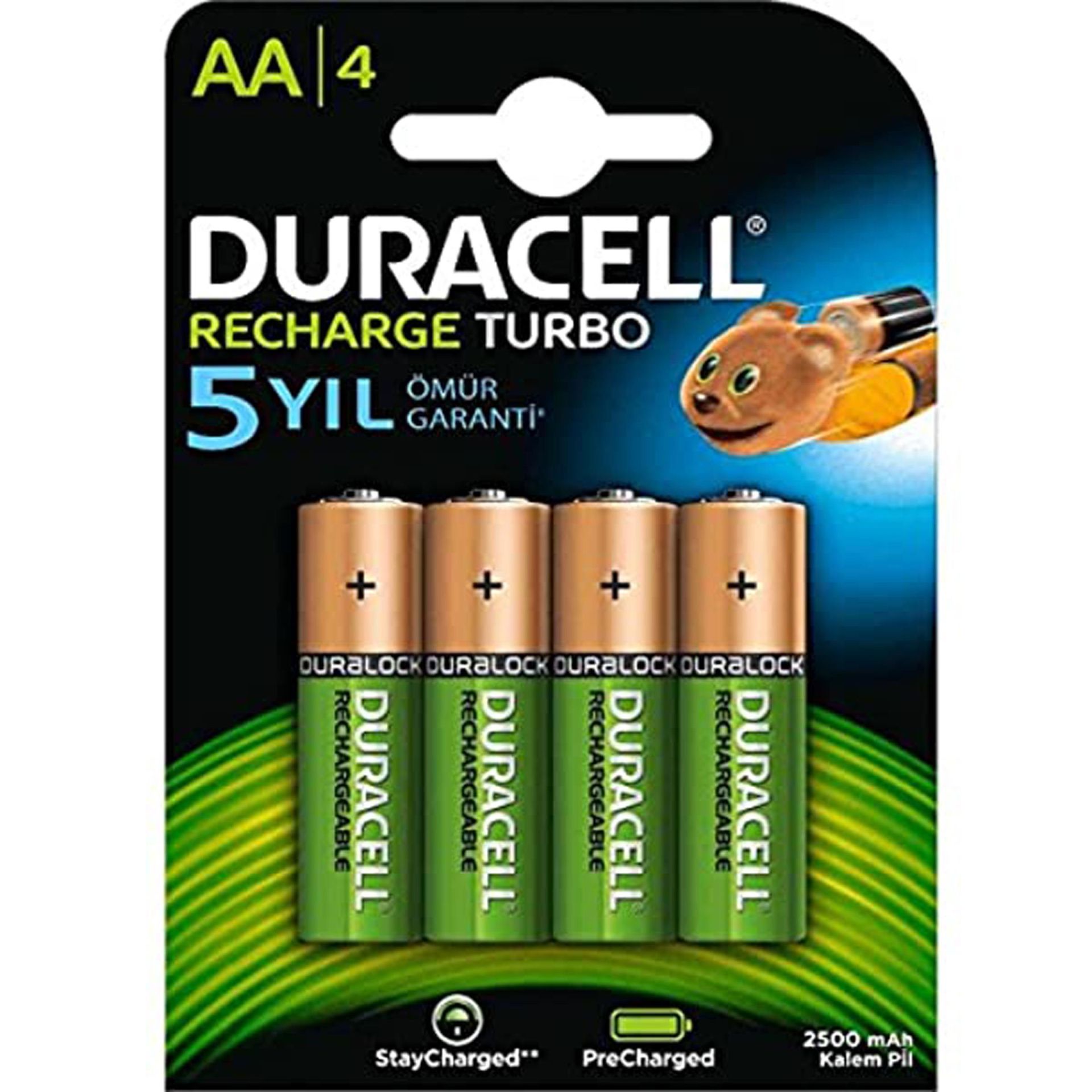 Duracell İnce Şarjlı Pil 4Lü Blister