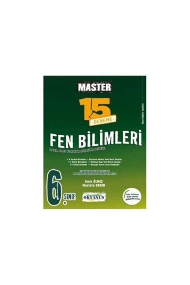 Okyanus 6.Sınıf Master 15 Fen Bilimleri Denemesi