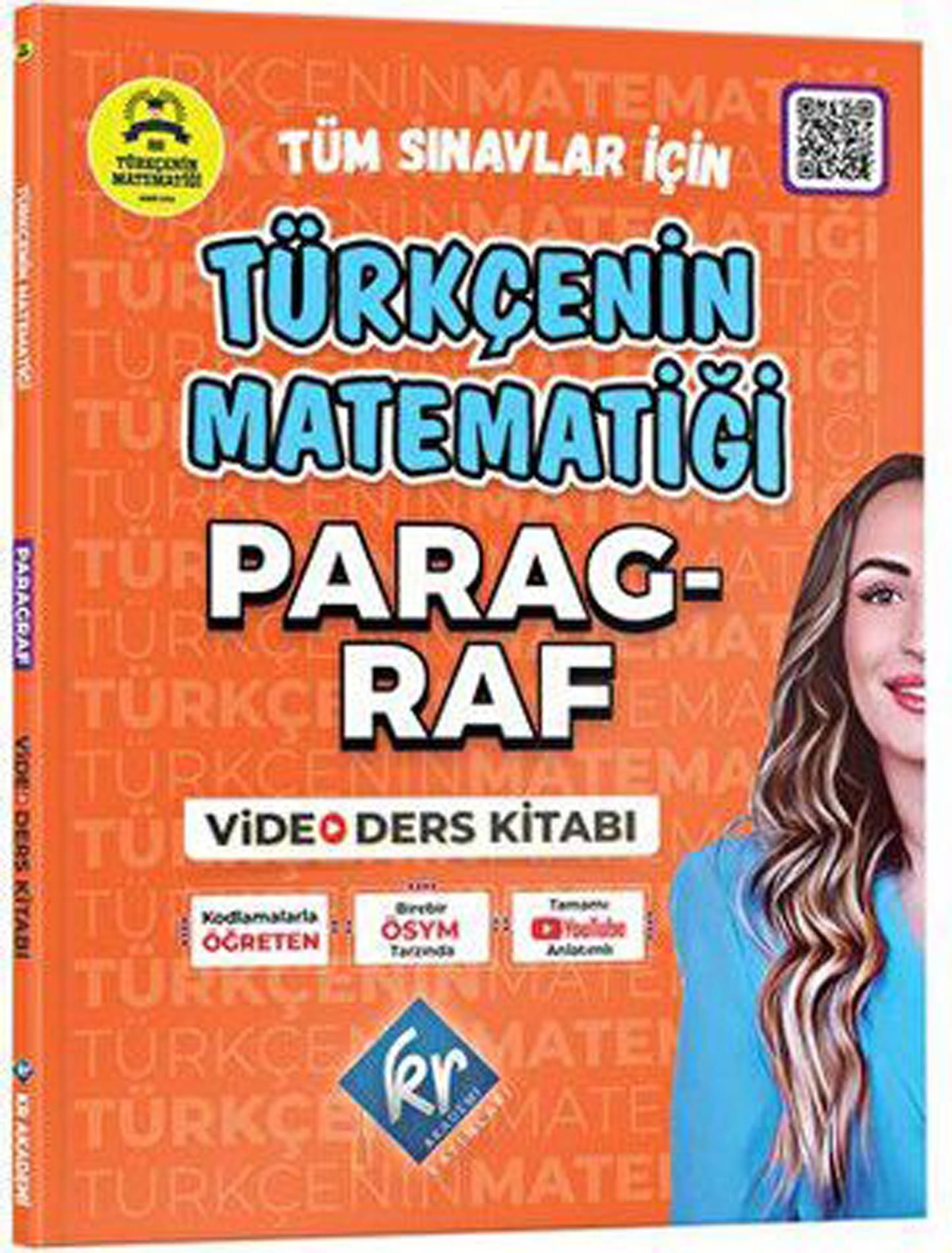 Kr Akademi Gamze Hoca Türkçenin Matematiği Tüm Sınavlar İçin Paragraf Video Ders Kitabı