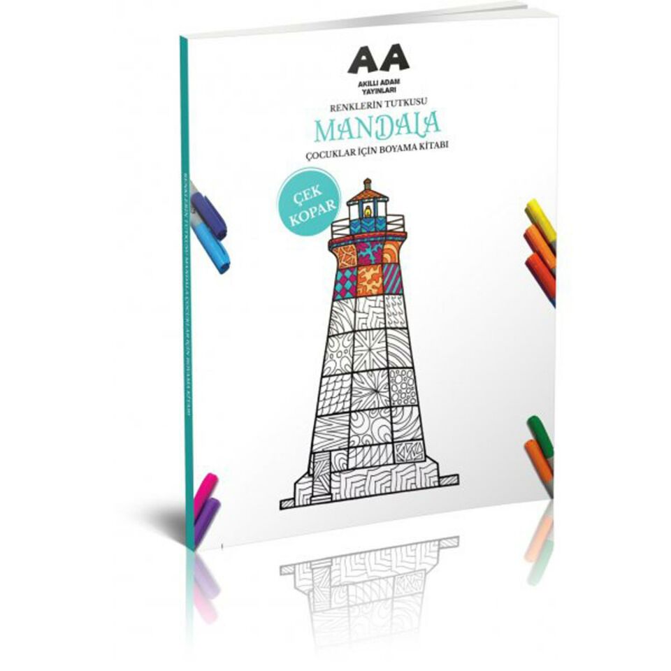 Renklerin Tutkusu Mandala Çocuklar İçin Boyama Kitabı