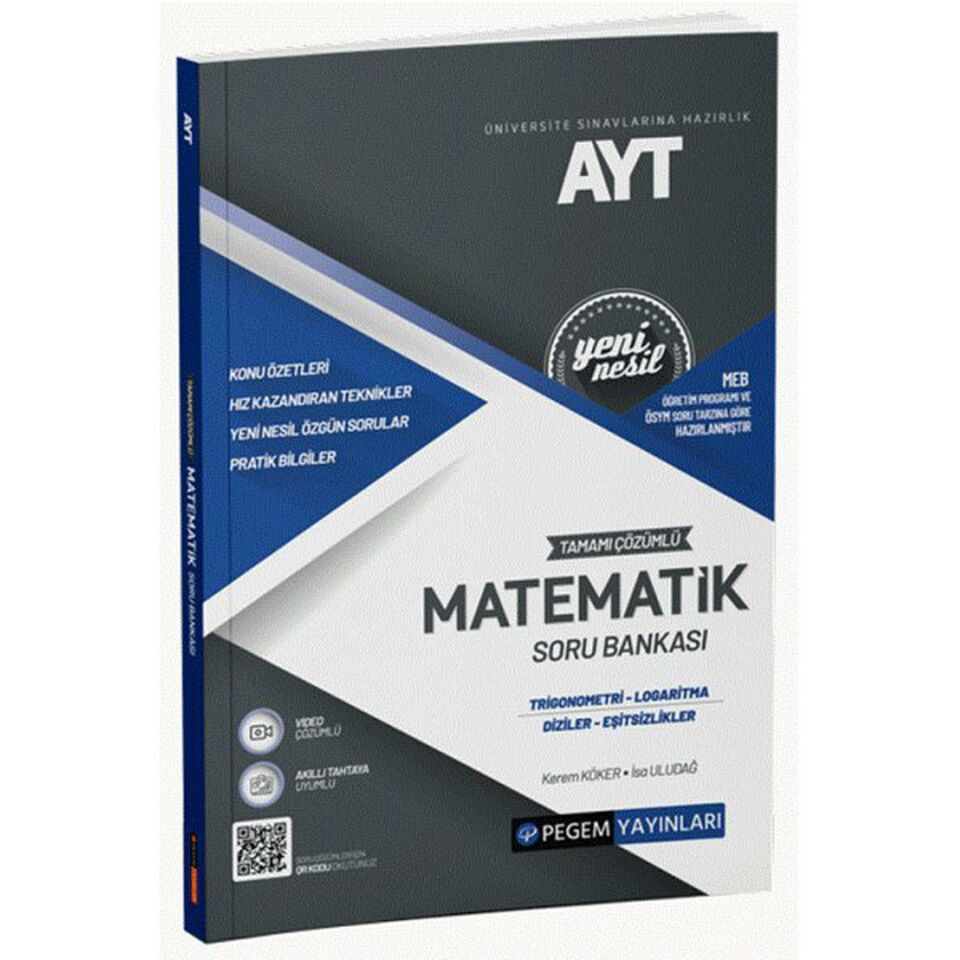 Pegem Ayt Tamamı Çözümlü Matematik Soru Bankası