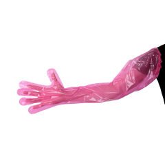 Ady Suni Tohumlama Eldiveni | Rektal, Lastikli, Pembe, 100’lü Veteriner Eldiven