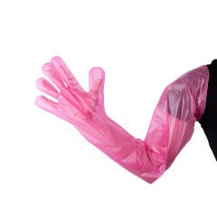 Suni Tohumlama Eldiveni | Rektal, Lastiksiz, Pembe, 100’lü Veteriner Eldiven