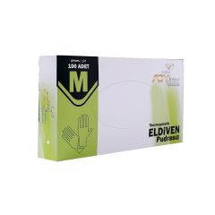 Softleks Elastik Pudrasız Yeni Nesil Eldiven 100'lü Beyaz M 24 Paket