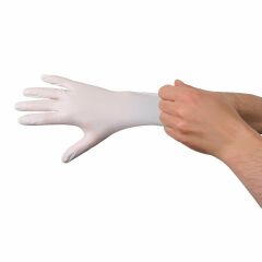 VALERİA Lateks Pudralı Muayene Eldiveni 100'lü Beyaz M 20 Paket