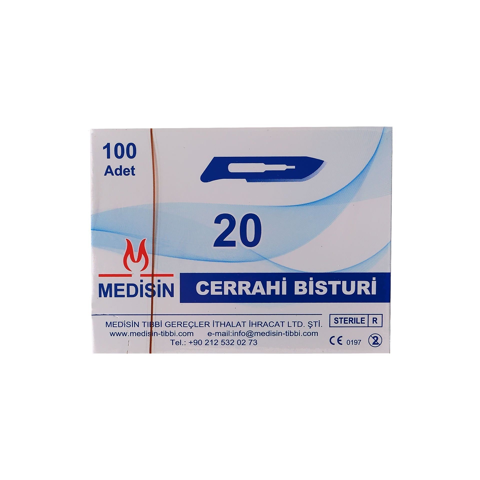 BİSTÜRİ UCU CERRAHİ NO.20 -100 Adet