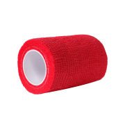 Çoban Bandajı 7,5 cm x 4,5 mt – Kırmızı Renk | Kendinden Yapışkanlı, Elastik | Veteriner Kullanıma Uygun