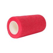 Çoban Bandajı Kırmızı 10 cm x 4,5 m | Kendinden Yapışkanlı Elastik Bandaj | Veteriner Sarf Malzeme