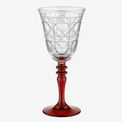 Kırmızı Cam Kadeh 270 ml
