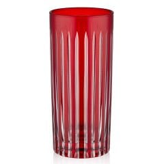 Kırmızı Cam SU BARDAĞI 485 ml