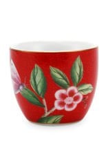 Kırmızı Porselen Yumurtalık 5 cm