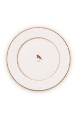 Plate Love Birds White 17cm