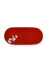 Plate Sugar & Creamer Kamini Red 25x12cm