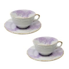 Volante Dentelle Çay Fincanı 2'li