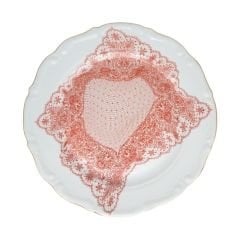 Volante Dentelle 27 cm Porselen Tabak