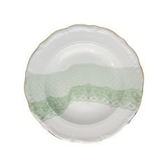 Volante Dentelle 22 cm Porselen Çukur Tabak