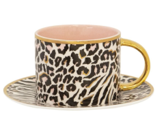 Teacup & Saucer Safari Leopard