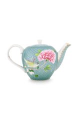 Tea Pot Small Blushing Birds Blue 750ml