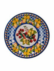 Chiara Alessi Portofino Mavi Melamin Yemek Tabağı 28 Cm