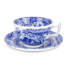 Blue Italian Kahvaltı Fincan+Tabağı