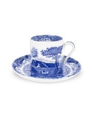 Blue Italian Kahve Fincan+Tabağı