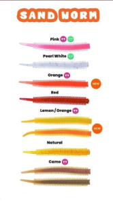 Pandora Perfect Soft Baits Sand Worm 7cm (Kavanozlu Ambalaj)