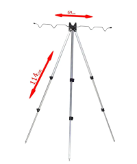 Kamış Tutucu Tripod 3 Ayaklı - Kılıflı